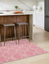 Trellis Mosaic Collection Area Rug -  Pergolatown (Light Pink)