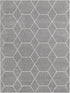 Trellis Mosaic Collection Area Rug - Arborville (Light Gray)