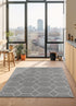 Trellis Mosaic Collection Area Rug - Arborville (Light Gray)