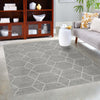 Lattice Garden Collection Area Rug - Arborville (Light Gray) Rectangle Light Gray  lifestyle 56