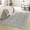 Lattice Garden Collection Area Rug - Arborville (Light Gray) Rectangle Light Gray  lifestyle 57