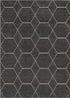 Trellis Mosaic Collection Area Rug - Arborville (Dark Gray)