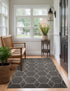 Trellis Mosaic Collection Area Rug - Arborville (Dark Gray)