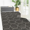 Lattice Garden Collection Area Rug - Arborville (Dark Gray) Rectangle Dark Gray  lifestyle 58