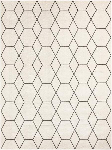 Trellis Mosaic Collection Area Rug - Arborville (Ivory)