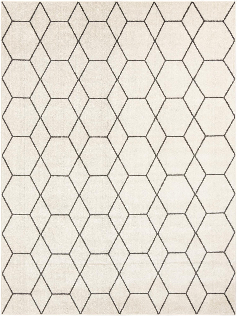 Lattice Garden Collection Area Rug - Arborville (Ivory) Rectangle Ivory Main