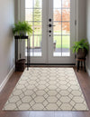 Lattice Garden Collection Area Rug - Arborville (Ivory) Rectangle Ivory  lifestyle 26