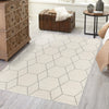 Lattice Garden Collection Area Rug - Arborville (Ivory) Rectangle Ivory  lifestyle 96