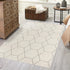 Trellis Mosaic Collection Area Rug - Arborville (Ivory)