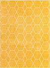 Lattice Garden Collection Area Rug - Arborville (Yellow) Rectangle Yellow Main