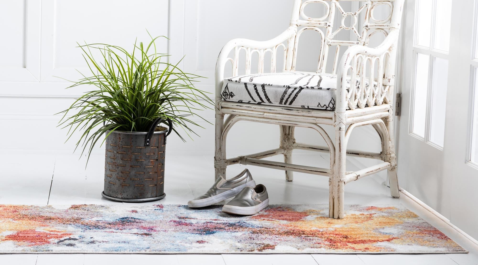 Urban Hub Collection Area Rug -  Skyline