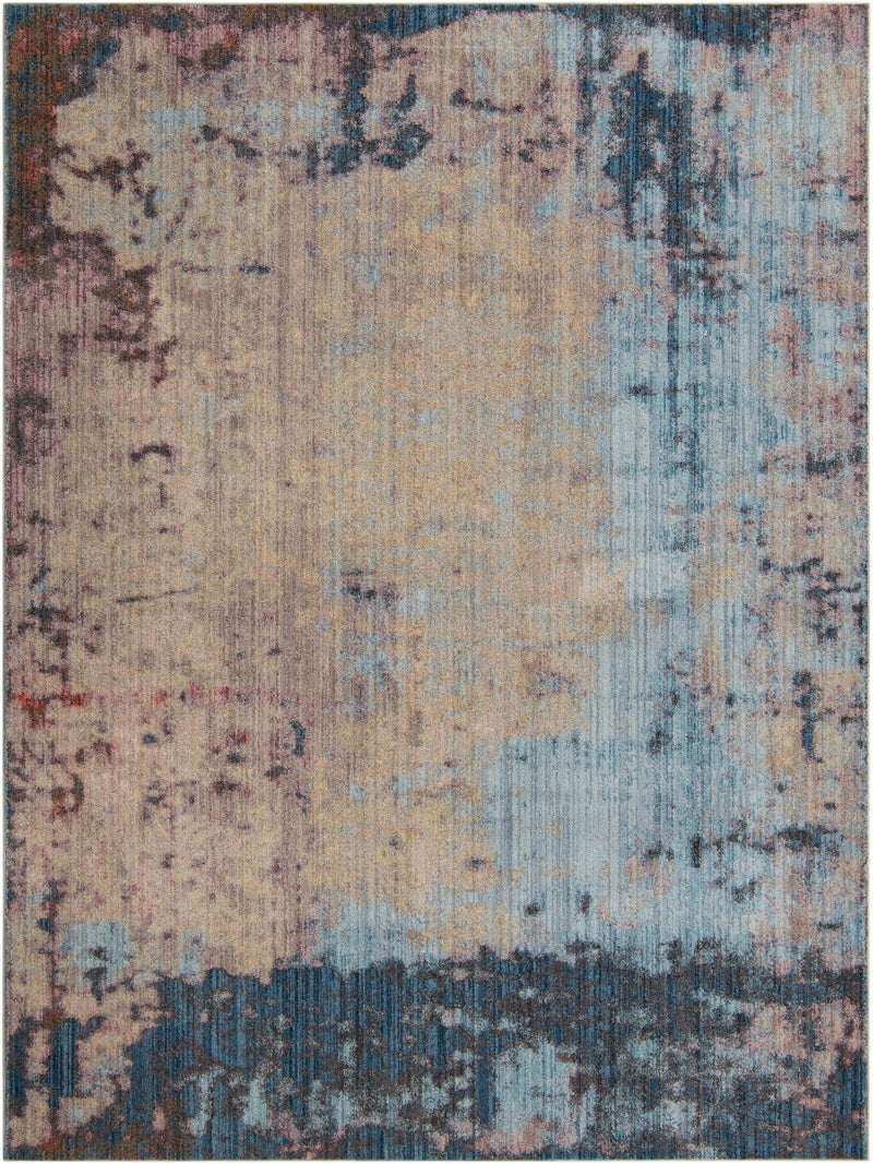 Urban Hub Collection Area Rug -  Plaza Rectangle Multi Main