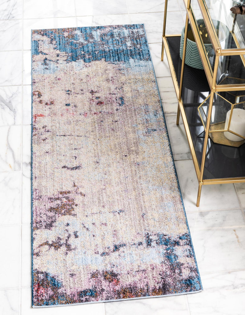 Urban Hub Collection Area Rug -  Plaza Runner Multi  lifestyle 18