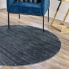 Metro Heights Collection Area Rug -  Yorkville Round Navy Blue  lifestyle 171