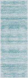 Metro Heights Collection Area Rug -  Yorkville Runner Turquoise  lifestyle 49