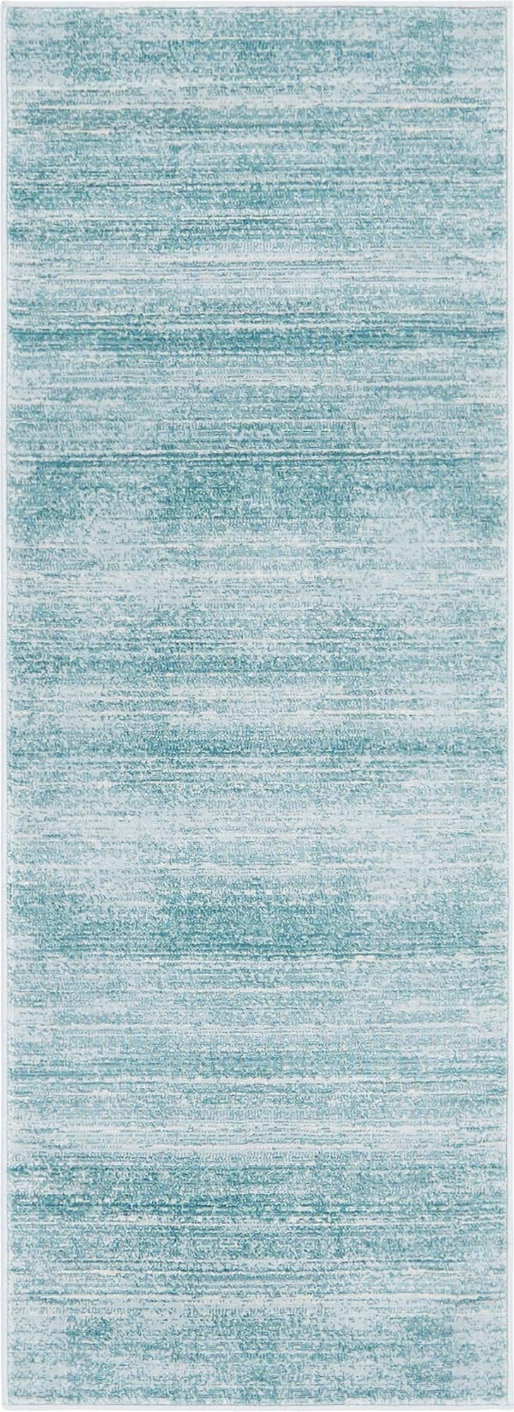 Metro Heights Collection Area Rug -  Yorkville Runner Turquoise  lifestyle 49