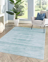 Metro Heights Collection Area Rug -  Yorkville Rectangle Turquoise  lifestyle 4