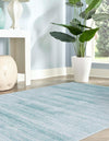 Metro Heights Collection Area Rug -  Yorkville Rectangle Turquoise  lifestyle 7