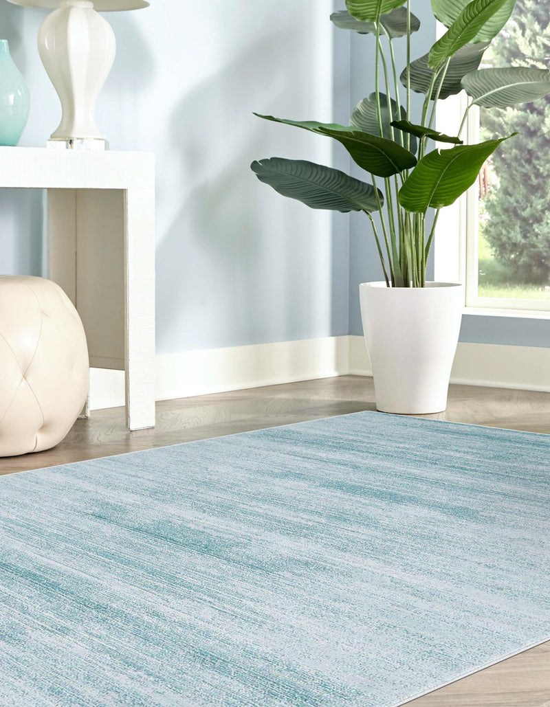 Metro Heights Collection Area Rug -  Yorkville Rectangle Turquoise  lifestyle 7