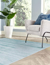 Metro Heights Collection Area Rug -  Yorkville Rectangle Turquoise  lifestyle 10