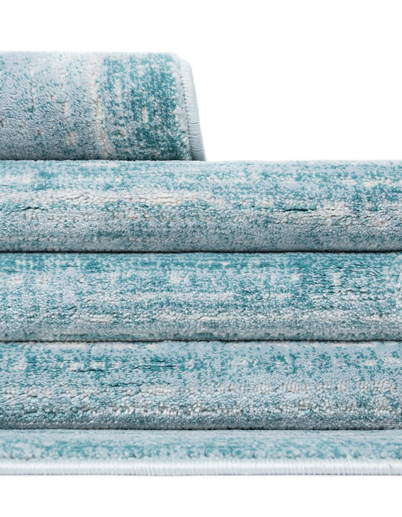 Metro Heights Collection Area Rug -  Yorkville Rectangle Turquoise  lifestyle 32