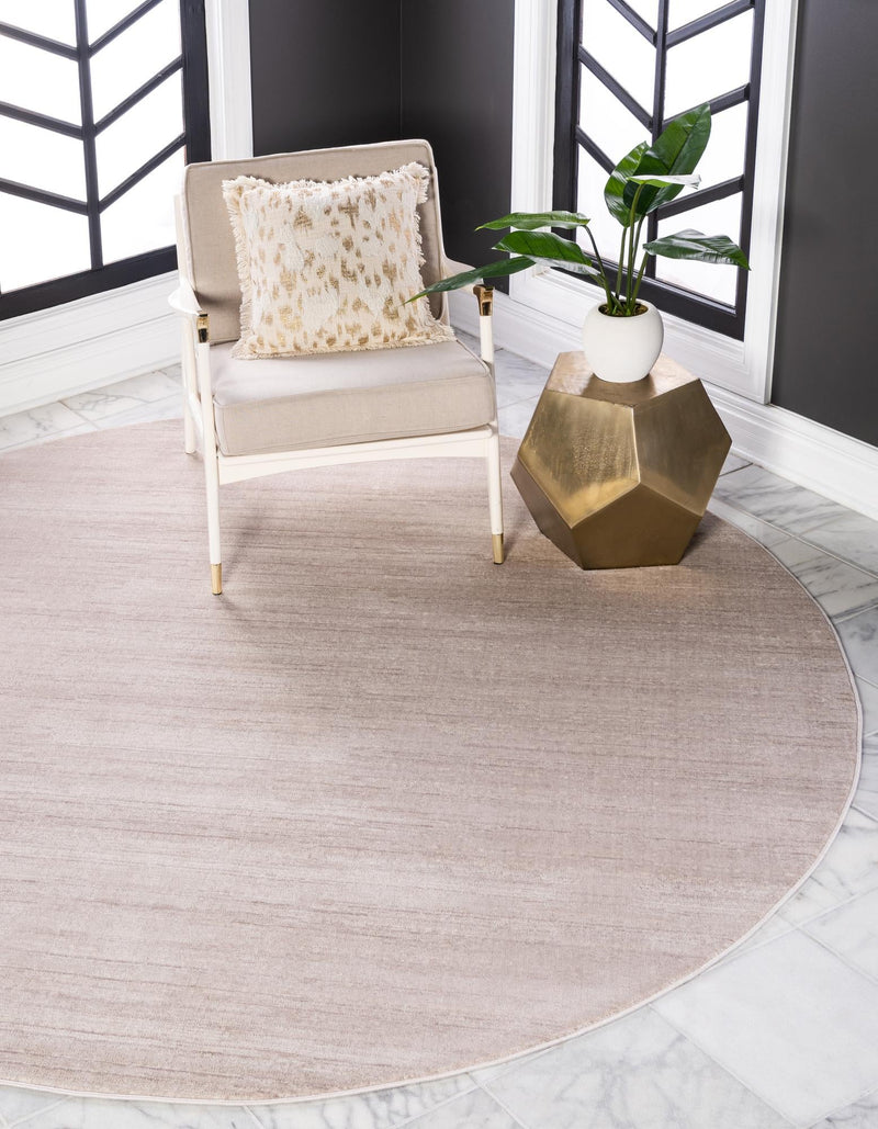 Metro Heights Collection Area Rug -  Yorkville Round Beige  lifestyle 61