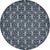 Metro Heights Collection Area Rug -  Hudson Round Navy Blue  lifestyle 55