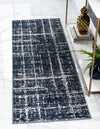 Metro Heights Collection Area Rug -  Flatiron Runner Navy Blue  lifestyle 43