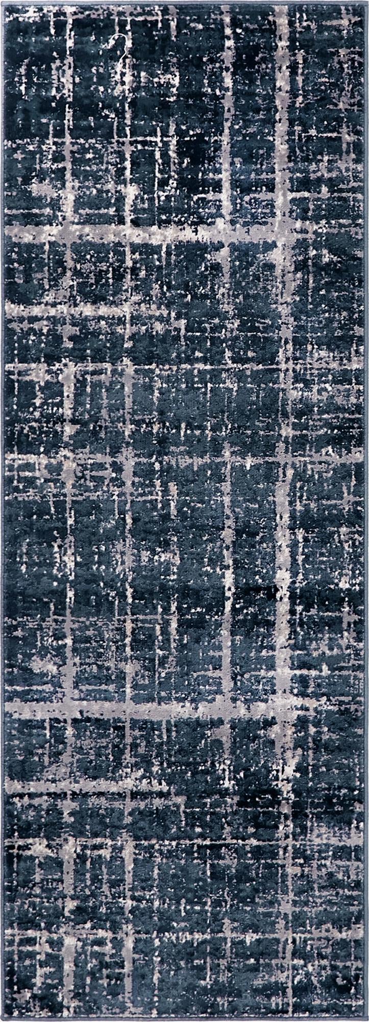 Metro Heights Collection Area Rug -  Flatiron Runner Navy Blue  lifestyle 58