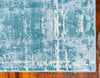 Metro Heights Collection Area Rug -  Flatiron Rectangle Turquoise  lifestyle 25