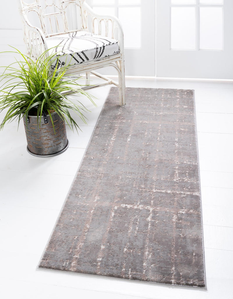 Metro Heights Collection Area Rug -  Flatiron Runner Gray  lifestyle 40