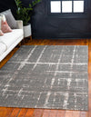 Metro Heights Collection Area Rug -  Flatiron Rectangle Gray  lifestyle 4