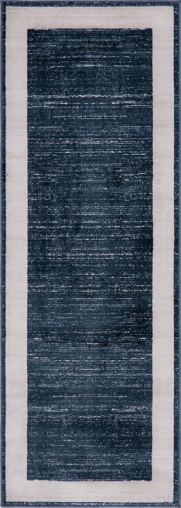 Metro Heights Collection Area Rug -  Park Runner Navy Blue  lifestyle 69