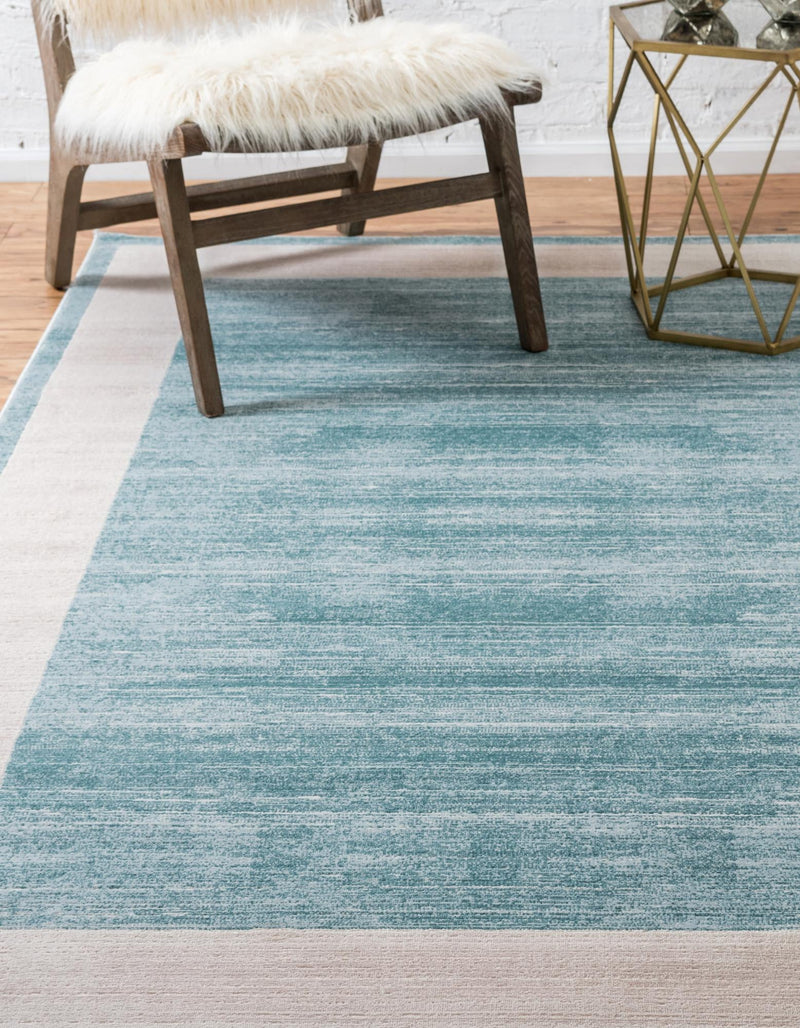 Metro Heights Collection Area Rug -  Park Rectangle Turquoise  lifestyle 11