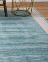 Metro Heights Collection Area Rug -  Park Rectangle Turquoise  lifestyle 14