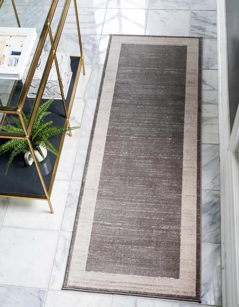 Metro Heights Collection Area Rug -  Park Runner Gray  lifestyle 62