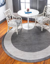 Metro Heights Collection Area Rug -  Park Round Gray  lifestyle 79