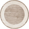 Metro Heights Collection Area Rug -  Park Round Light Brown  lifestyle 61