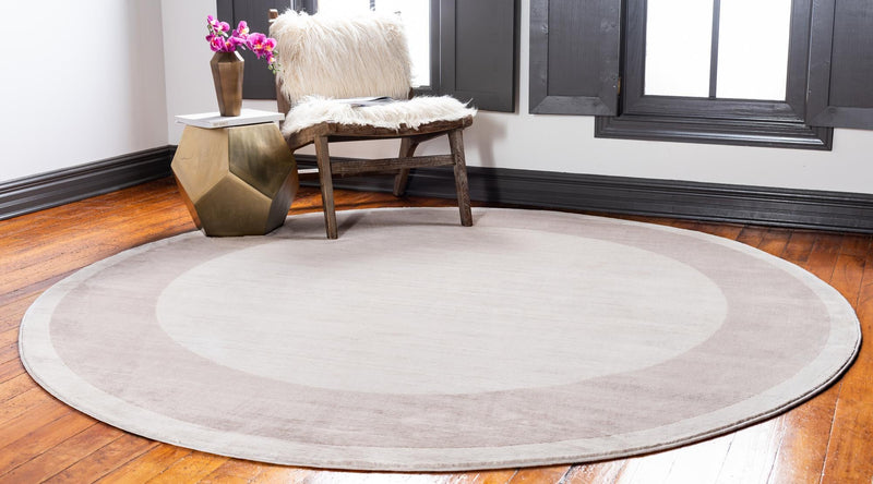 Metro Heights Collection Area Rug -  Park Round Beige  lifestyle 97