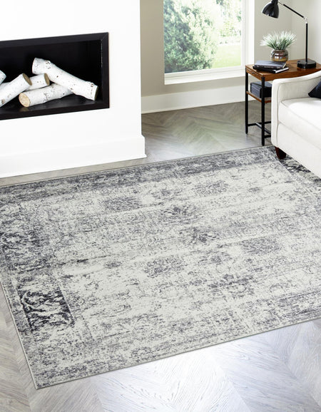 Riviera Elegance Collection Area Rug - Antibes (Gray)