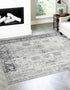 Riviera Elegance Collection Area Rug - Antibes (Gray)