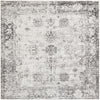 Riviera Elegance Collection Area Rug - Antibes (Gray) Square Gray Main