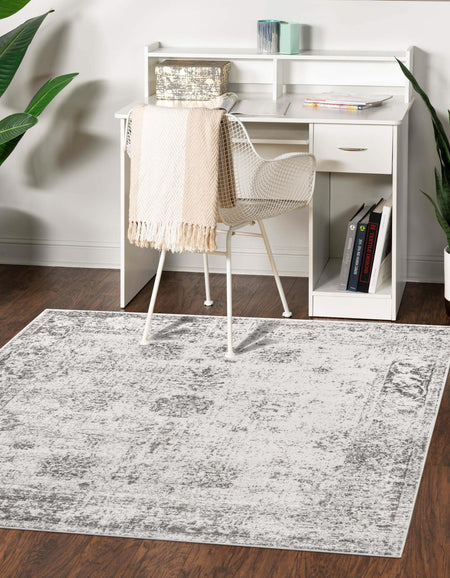 Riviera Elegance Collection Area Rug - Antibes (Gray)