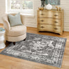 Riviera Elegance Collection Area Rug -  Menton (Gray) Square Gray  lifestyle 30