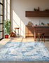 Riviera Elegance Collection Area Rug -  Menton (Blue)