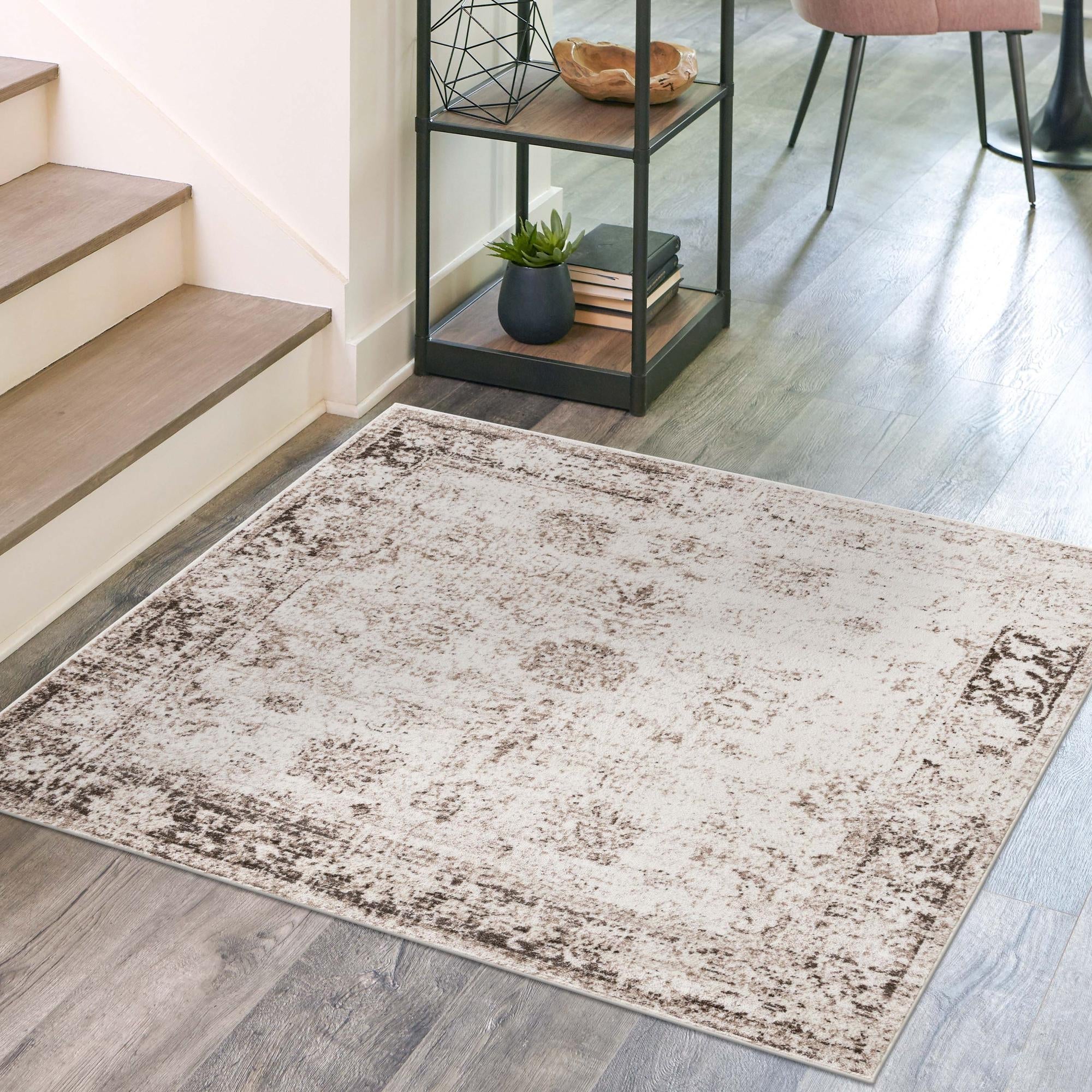 Riviera Elegance Collection Area Rug - Antibes (Beige)