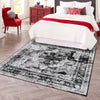 Riviera Elegance Collection Area Rug -  Menton (Black) Square Black  lifestyle 52