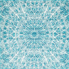 Riviera Elegance Collection Area Rug -  Eze Square Turquoise Main