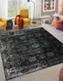 Riviera Elegance Collection Area Rug - Antibes (Black)