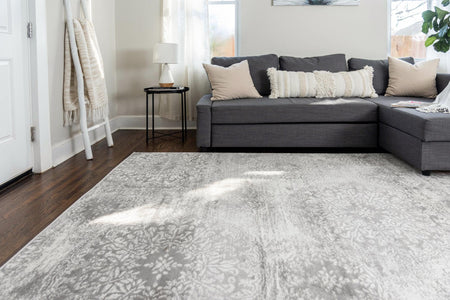 Riviera Elegance Collection Area Rug -  Monaco (Light Gray)